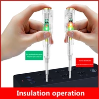 intelligent induction power voltage detector pen voltmeter 70 250v circuit tester electrical screwdriver electrician wall tools