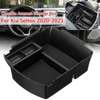 center console organizer tray compatible for kia seltos 2020 2021 armrest secondary storage box insert