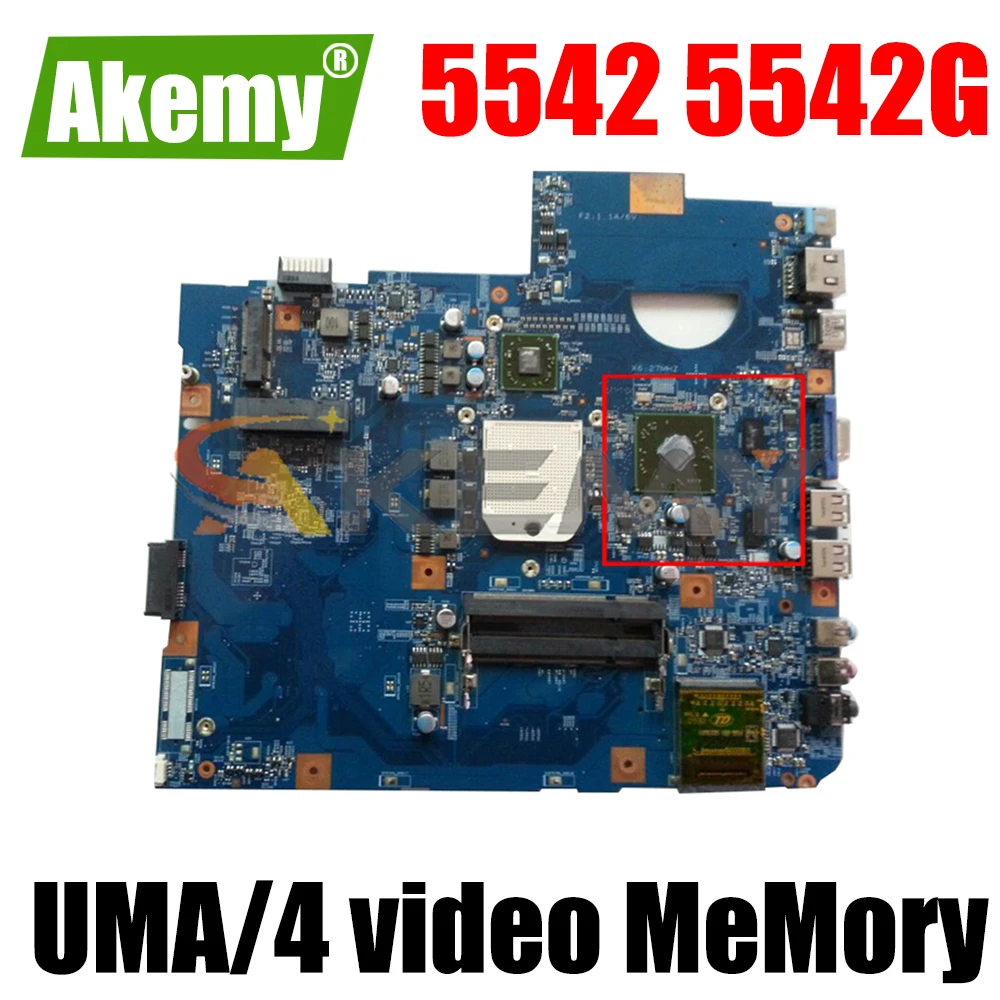 

For ACER 5542 5542G Motherboard 48.4FN02.011 MBPQG01001 DDR3 laptop motherboard mainboard 09927-1 09230-1