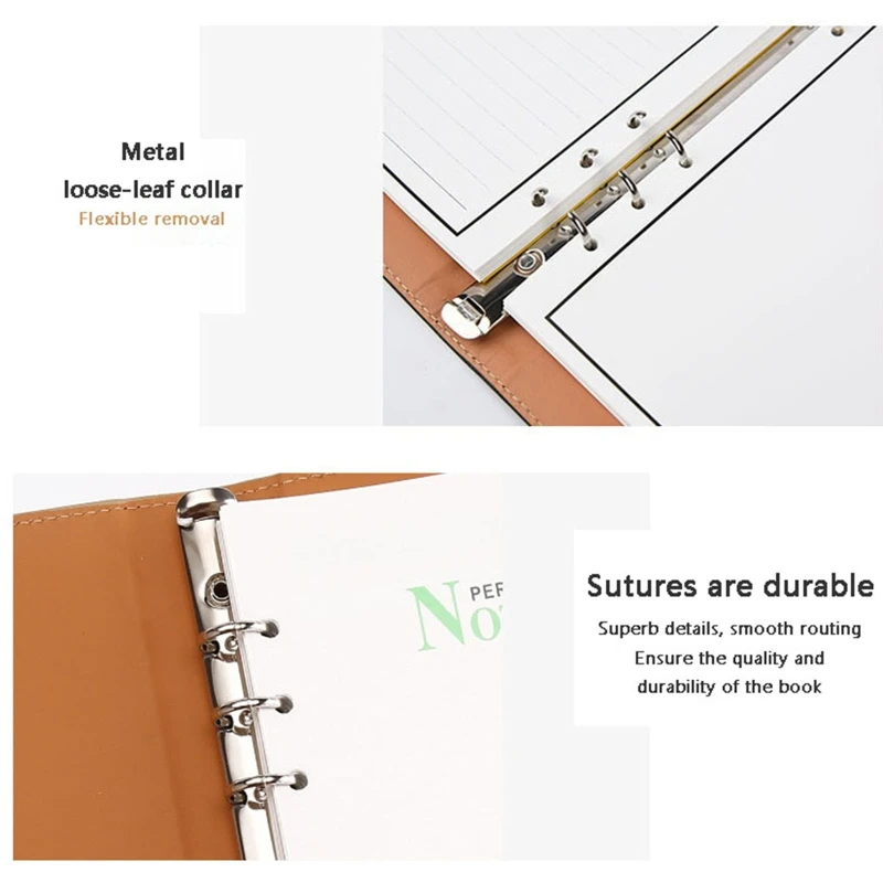 

Portable Sketchpad Rewritable Loose-leaf Notebook Notepad Diary Lock