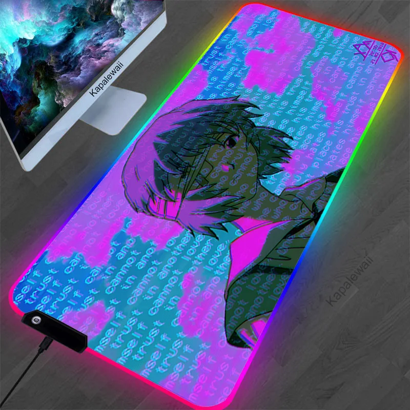 

Large RGB Mouse Pad xxl Gaming Mousepad LED Mause Pad Gamer Eva Mouse Carpet Big Mause Pad PC Keyboard Desk Pad Mat with Backlit