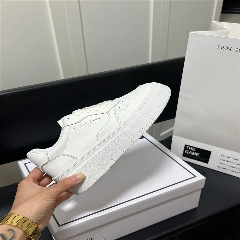 

2023Thick sole board shoes, autumn and winter small white shoes, versatile and sporty for both men and women