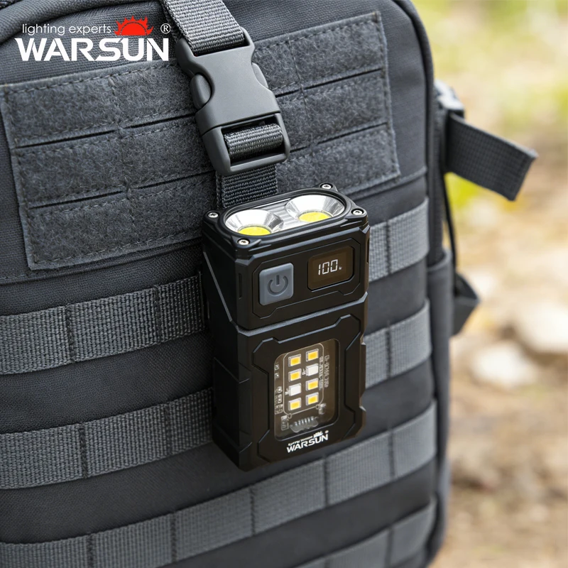 

Warsun DC08 Портативный водонепроницаемый фонарь 800 люмен