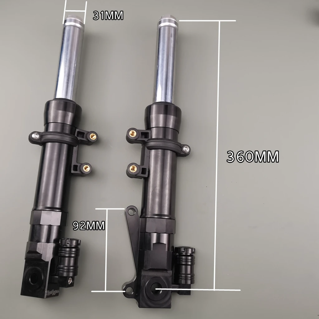 31 мм CNC передняя вилка амортизатор с тормозом в сборе для Ice Bear Maddog chakkus Hunter GY6