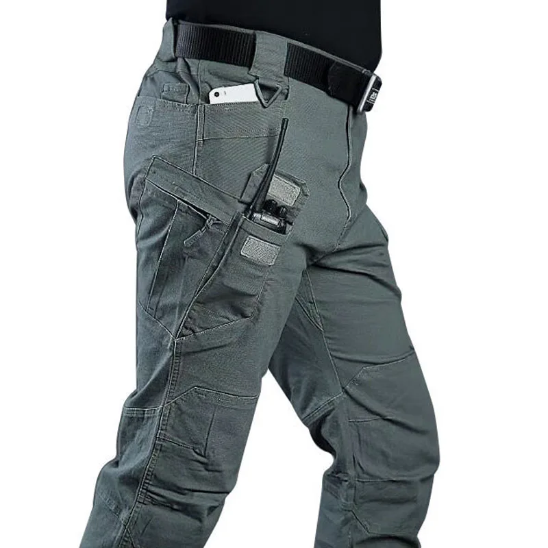 

Tactical Cargo Pants Men Outdoor Waterproof SWAT Elastic Military Camouflage Trousers Casual Multi Pocket Pants Male Work Jogger