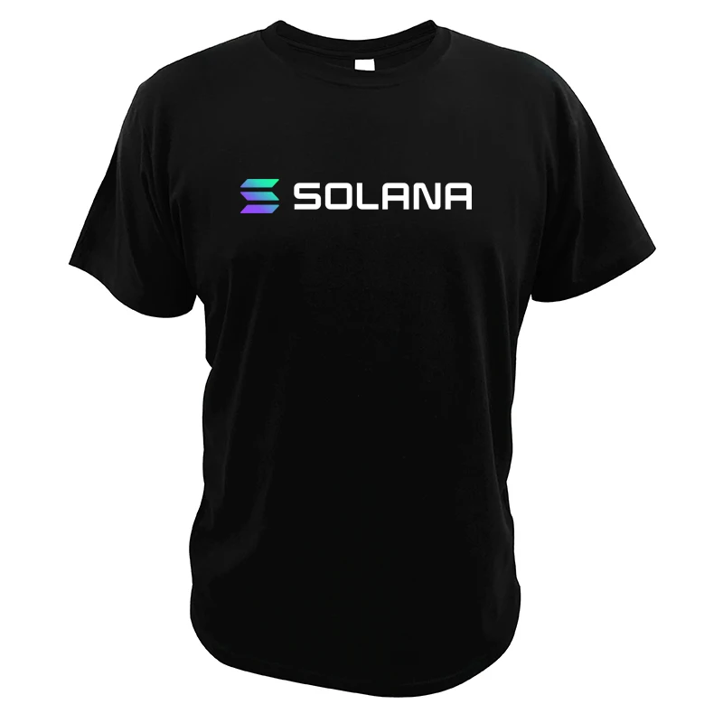 

2022 Solana SOL футболка космонавта Coin криптовалюта символ Пици пончик футболки азиатского размера хлопковые мягкие базовые футболки премиум-кла...