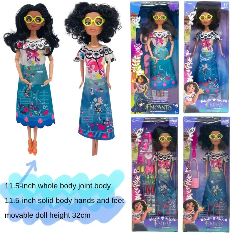 

Kids Toys Disney Encanto Mirabel Madrigal New Dolls for Girls Baby Girls Jointed Doll Small Dolls Toddler Girls Gift