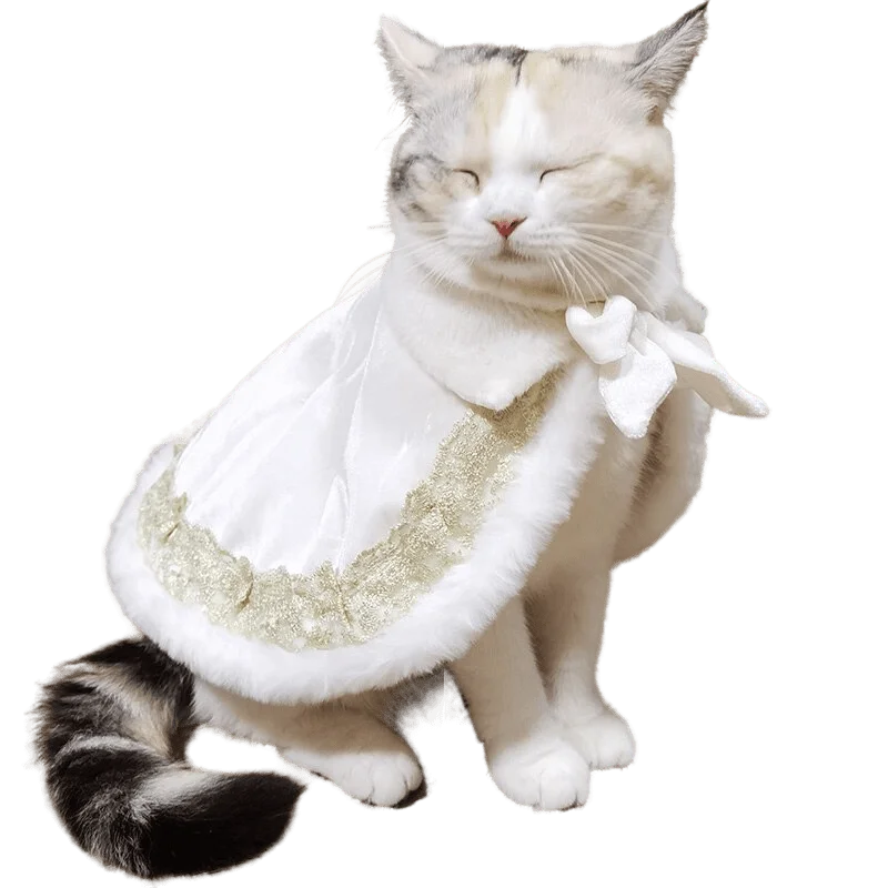 

Baroque Style Pet Cloak Clothes for Cats Small Dog Ragdoll Teddy Conis Hairless Cat Outfits Cosplay Sphynx Cat Costume
