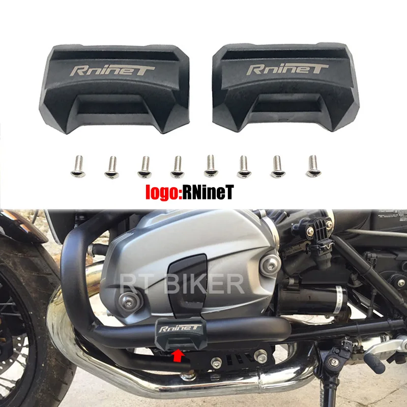 

For BMW R Nine T RNineT R9T Racer Scrambler Pure Urban Motorcycle Engine Crash Bar Protector Bumper Guard Decorative Block 25mm