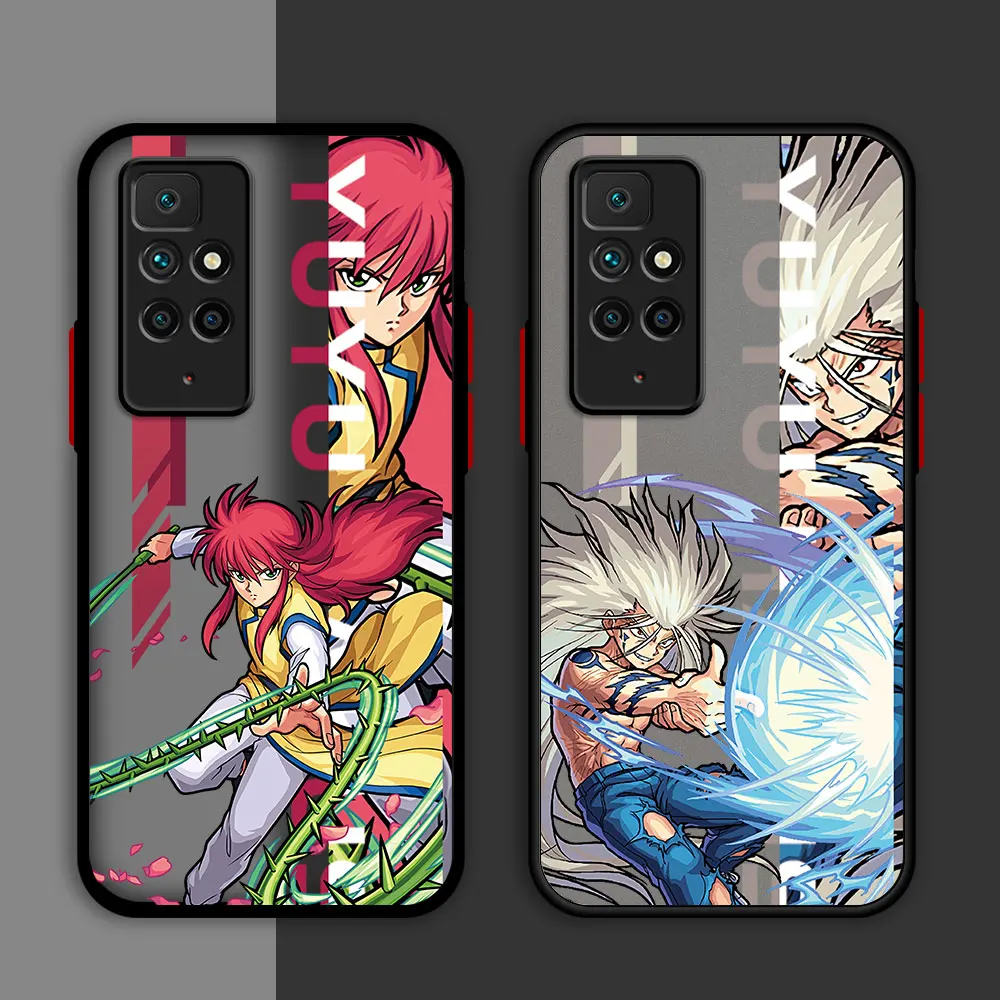 Yuyu Hakusho аниме чехол для телефона Xiaomi Redmi 10 12C A2 9 10C 9A K40 Pro A1 9C 9T матовый прозрачный чехол