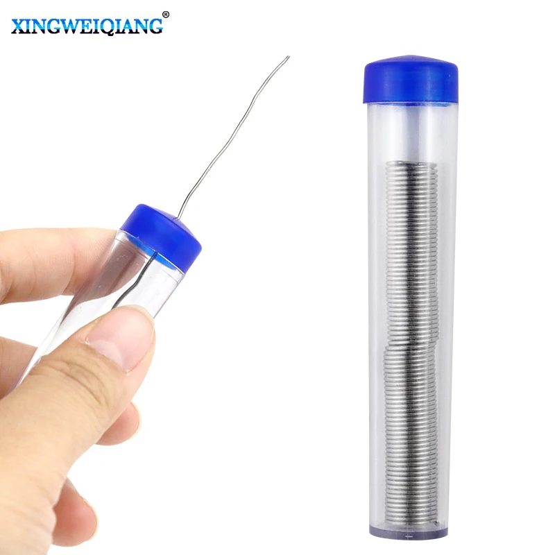 Припой с канифольным сердечником, флюс 1,5-2%, олово-свинцовый припой, катушка для сварочной проволоки, 1,0 мм, 10 г