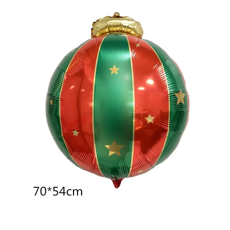 Большие Рождественские шары Санта-Клаус снеговик лось фольгированные