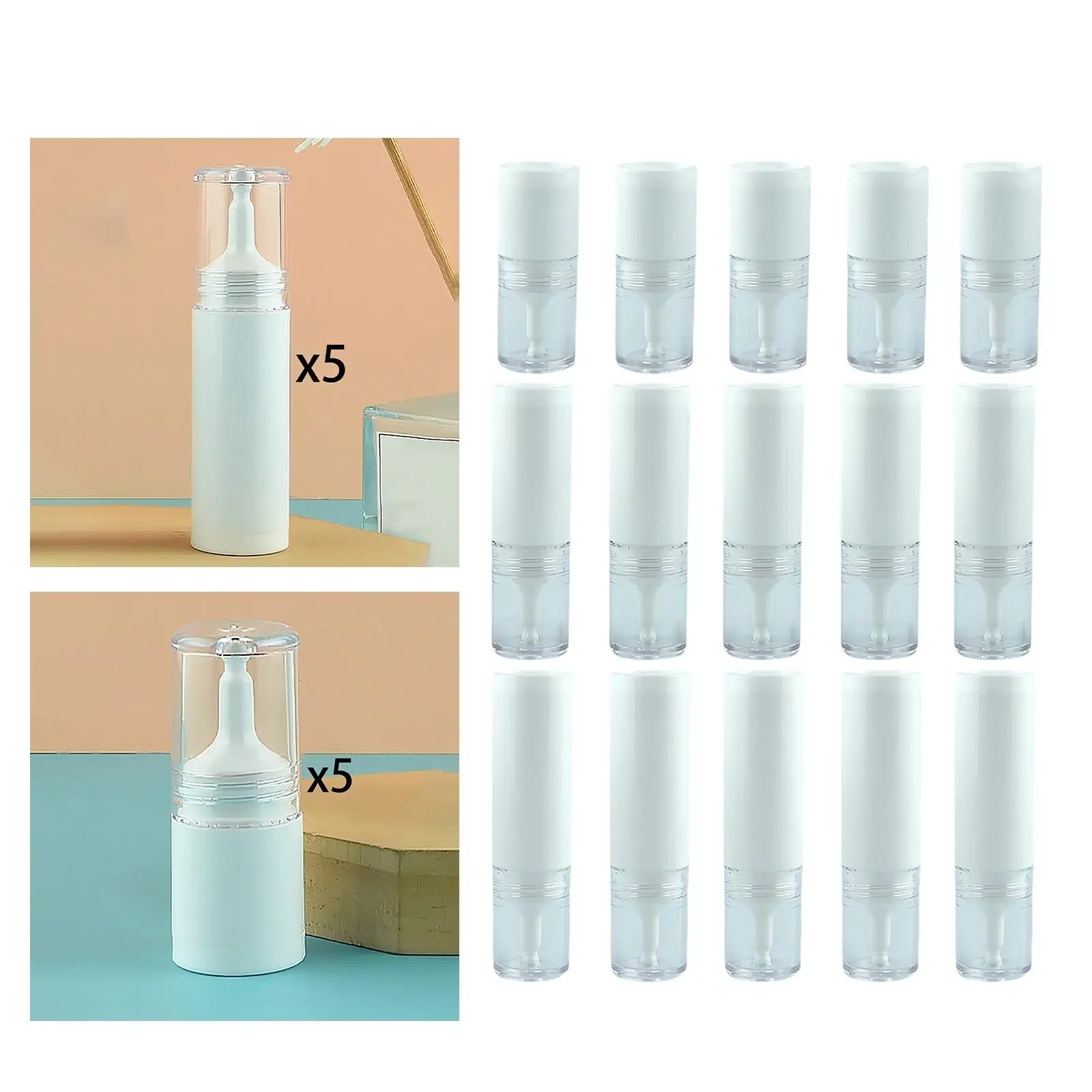 

Флаконы с пипеткой 5 шт., пустой портативный пластиковый диспенсер, наконечник, контейнер-аппликатор для косметической упаковки, образец жи...