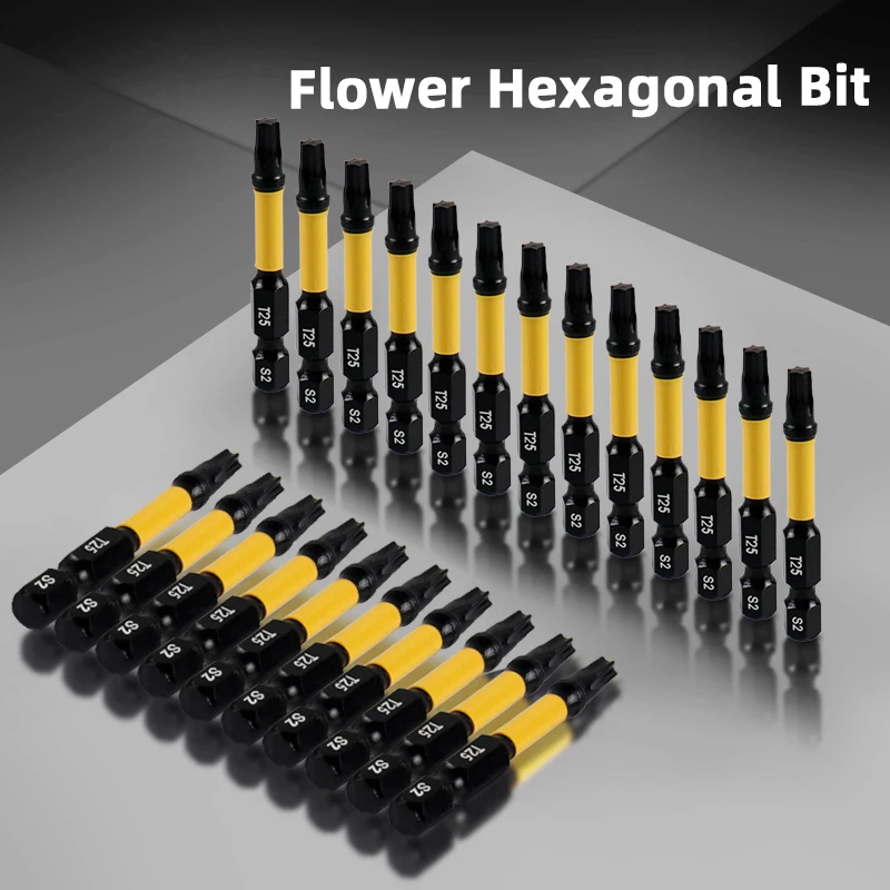 Набор ударных магнитных отверток Torx S2 25 шт