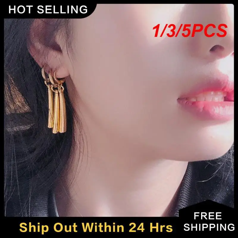 1/3/5 шт. универсальные изысканные Портативные модные декоративные серьги-клипсы