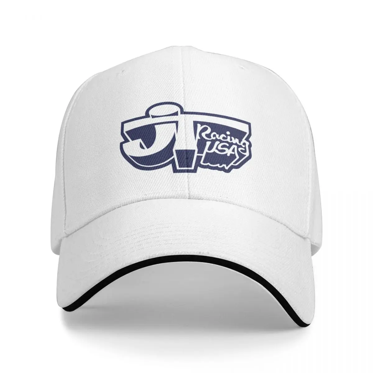 New JT Racing USA WHITE/BLUE- Old School BMX Baseball Cap Sunhat Hood Hat Hiking Hat Caps For Women Men'S