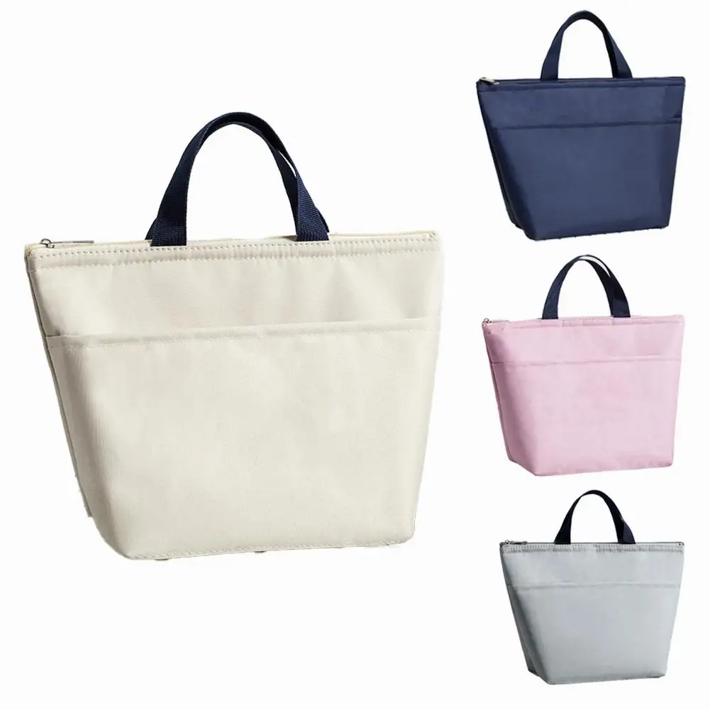 

300d Oxford Cloth Lunch Bag Thickened Portable Waterproof Insulated Lunch Box Lunch Handbag Kitchen Accessories