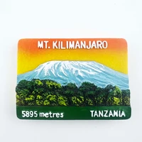 tanzania travelling fridge magnets mount kilimanjaro tourism souvenirs fridge stickers home decor wedding gifts magnetic sticker