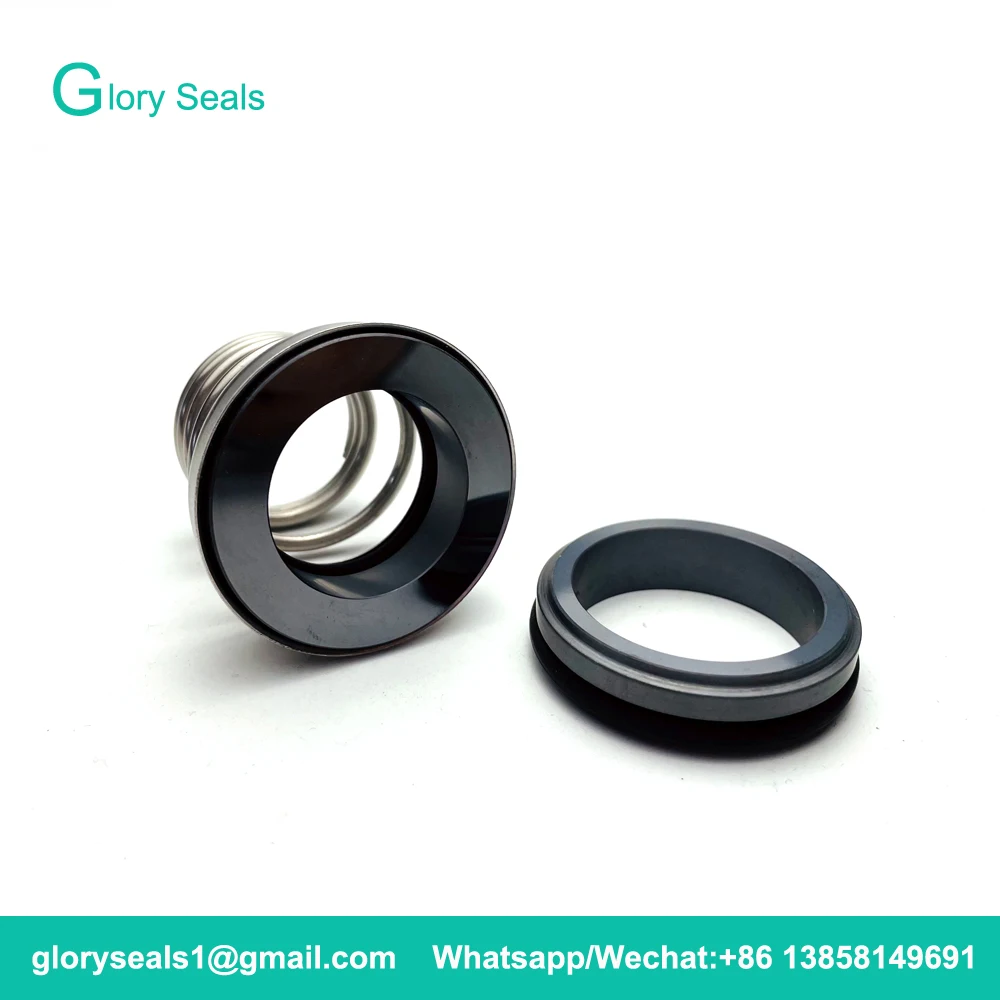 

155-24 Single Spring Rubber Bellow 155 Mechanical Seals Shaft Size 24mm For Water Pump Material SIC/SIC/VIT