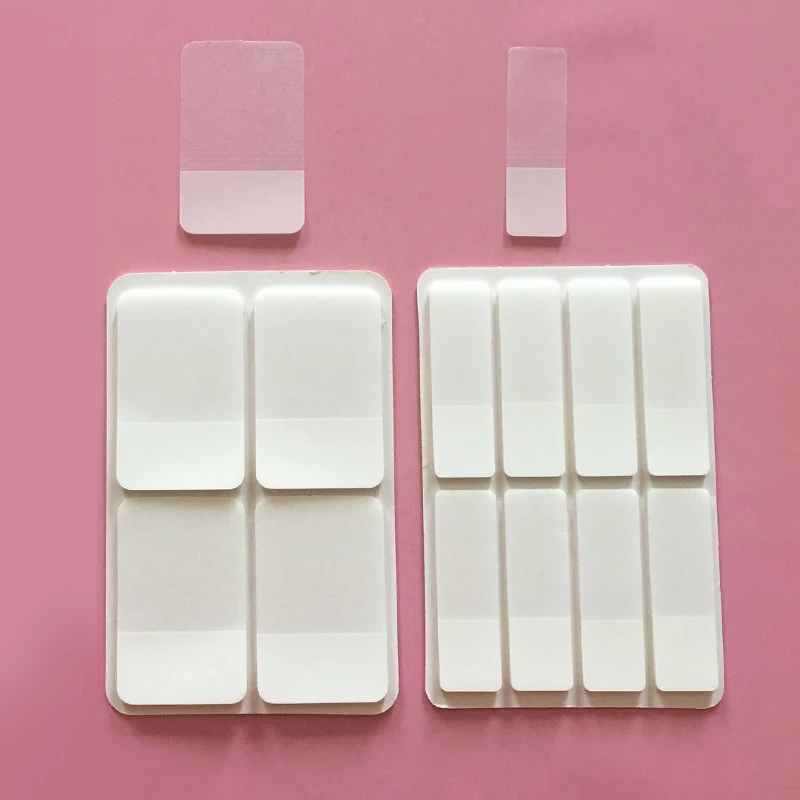 

80/160 Pages Frosted Simple Pure White Index Stickers Transparent Label Stickers DIY Sticky Notes Office School Supplies