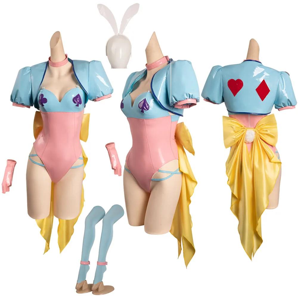 

Hisoka Косплей сексуальный кавайный женский костюм аниме Hunter X Hunter Bunny Girl комбинезон для ролевых игр фантастические наряды