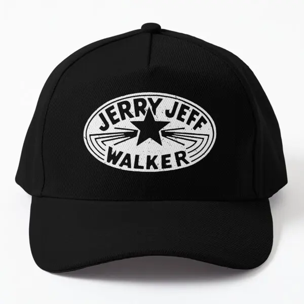 

Jerry Jeff Walker White Vintage Logo Baseball Cap Hat Bonnet Spring Women Mens Snapback Fish Sun Casquette Boys Hip Hop