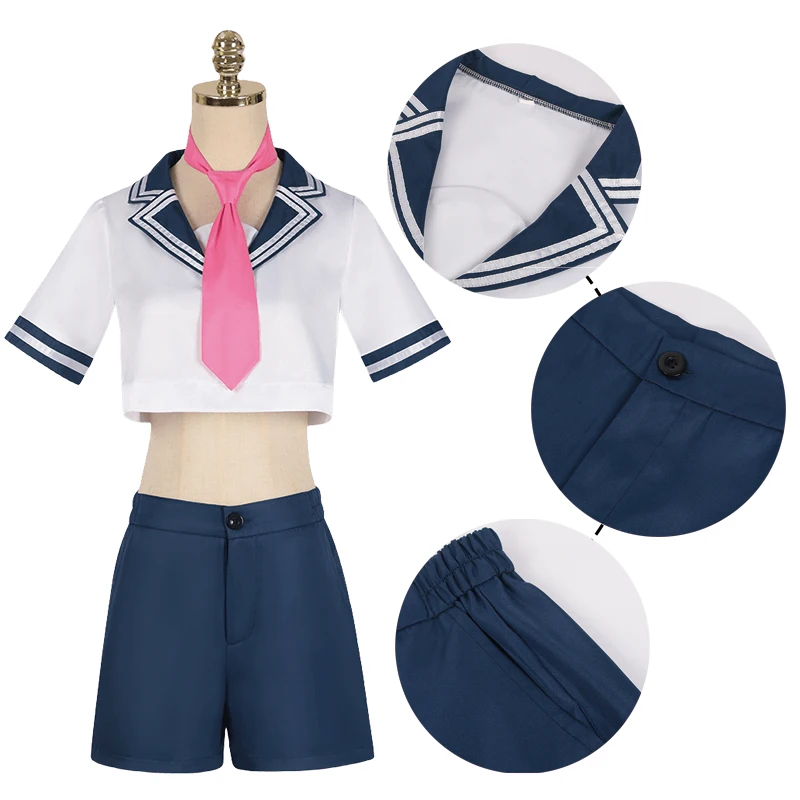 

Anime Oshi No Ko Kurokawa Akane Cosplay Costume Kurokawa Akane Women Sailor Uniform Clothes Wig Halloween Costumes for Girls