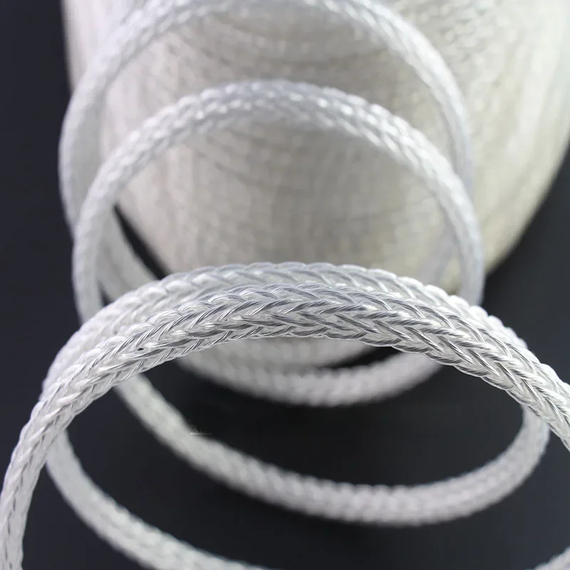 Оплетка 8AG высокой чистоты посеребренный OCC динамик кабель 16 жил HIFI DIYAudio провод