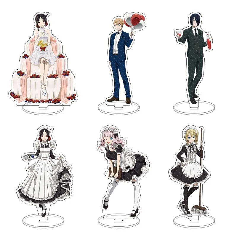 

Аниме Kaguya-sama: Love Is War, фигурка Shinomiya Kaguya, акриловые подставки, Shirogane Miyuki, модель персонажа, поклонники, Коллекционирование подарков