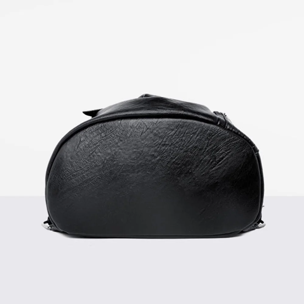 Рюкзак женский из овечьей кожи сумка на плечо для девушек большой