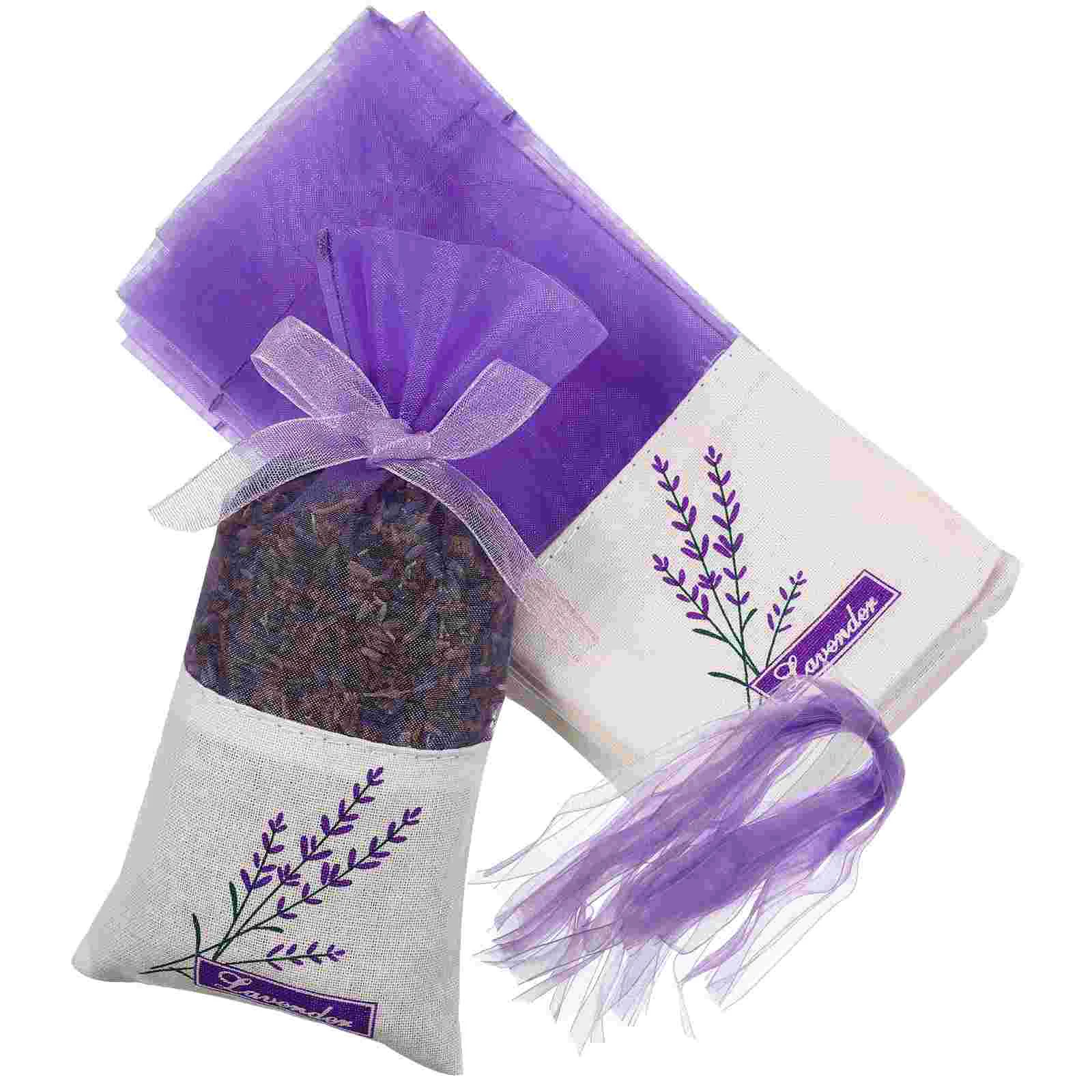 

Lavender Sachet Empty Sachets Fragrance Scented Drawstring Organza Closet Gauze Dried Drawers Drawer Scent Pouch Gift Potpourri