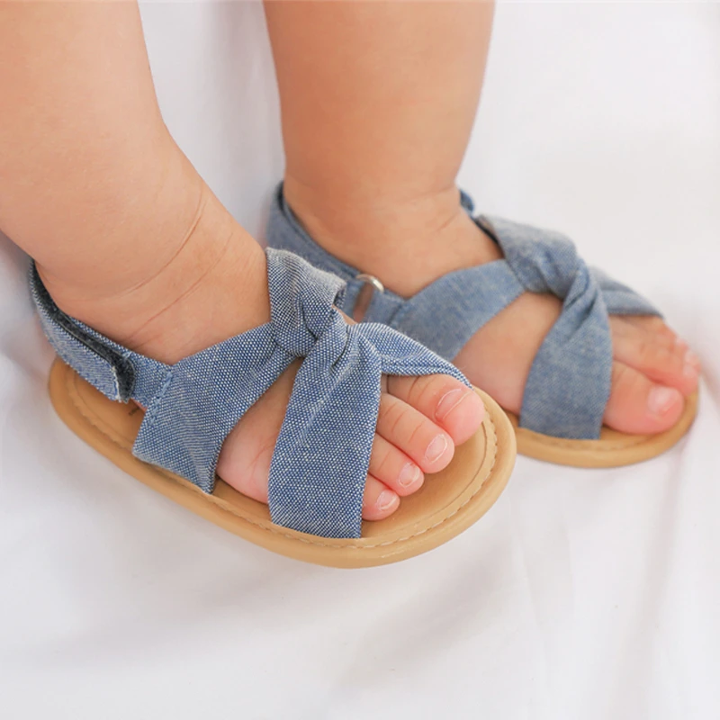 

Летняя нескользящая обувь для новорожденных, на мягкой подошве, на возраст 0-18 месяцев