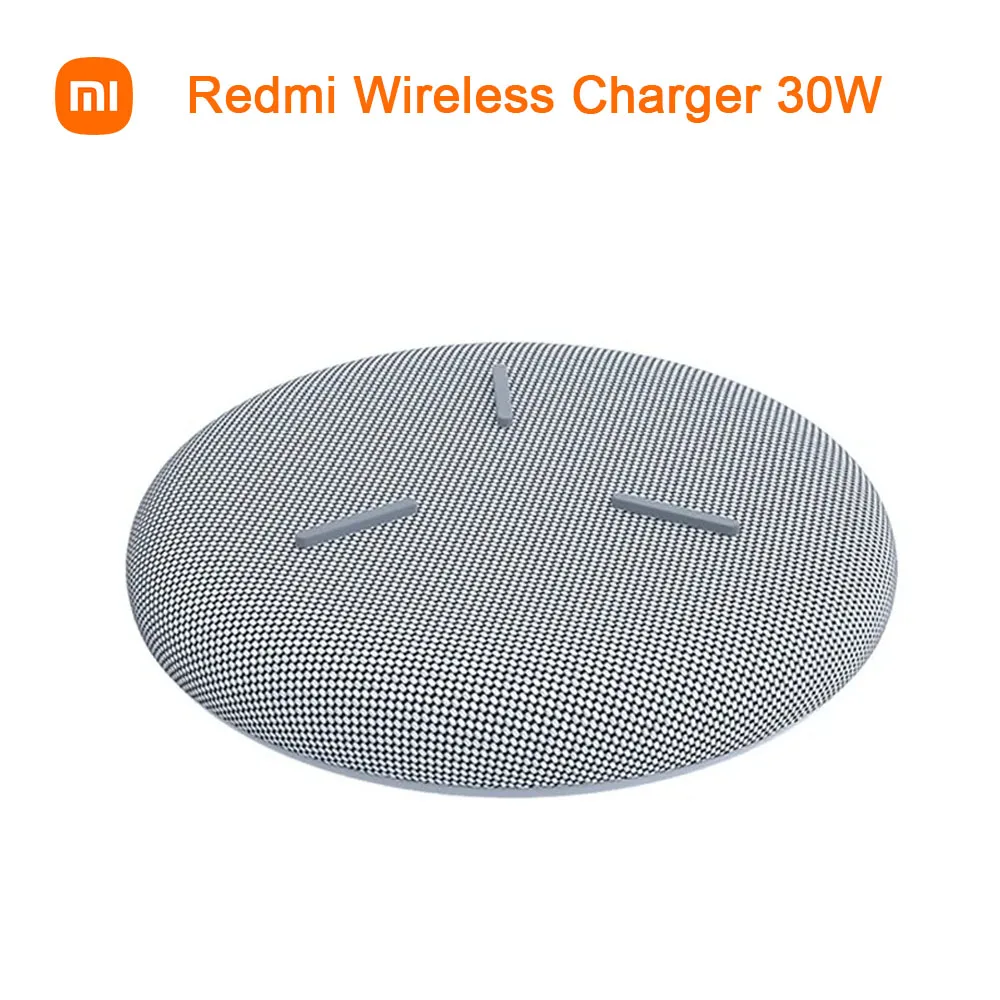 

Original Xiaomi Redmi Wireless Charger 30W Max with Cooling Fan Mini Charging Type-C Fast Charge For Huawei iPhone Samsung Phone