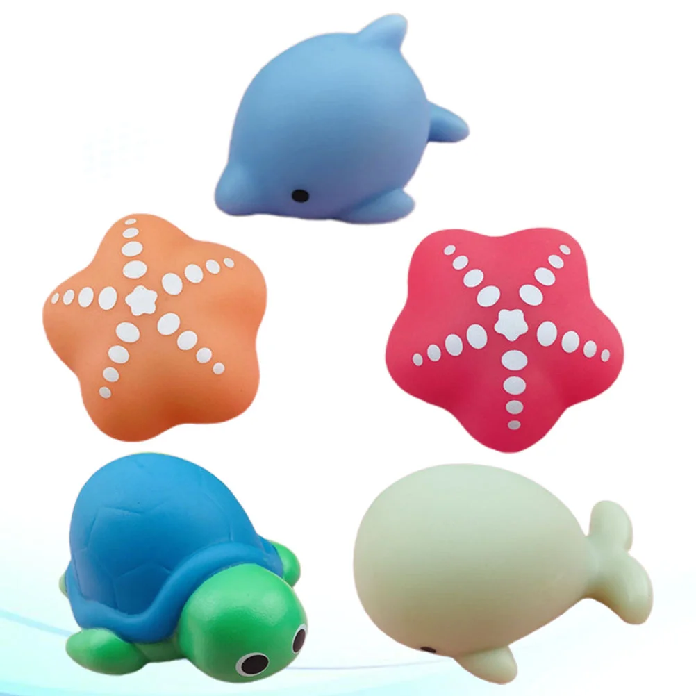 

Bath Baby Light Floating Sea Lighted Squirt Water Fun Bathtime Animals Ocean Summer Beach Creature Playing Bathtub Kids Whale