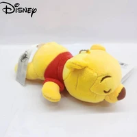 disney plush pendant cute sleepy winnie the pooh pendant plush doll backpack pendant gift girl heart cartoon keychain