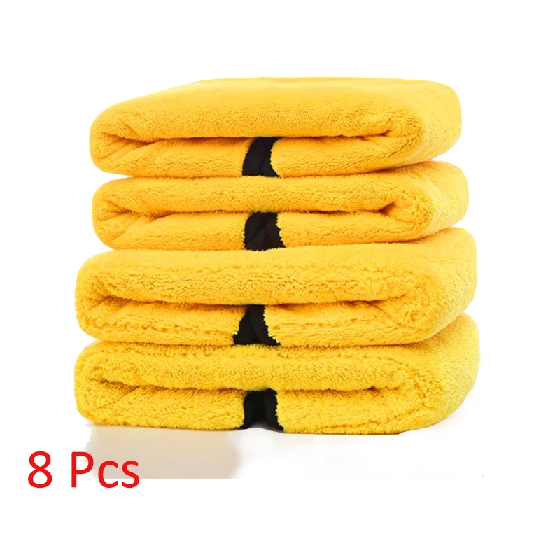 

3/5/8 pcs Soft Car Wash Microfiber Towels Auto Car Detailing Car Wash Towel Thicken Car Clean Cloth Washing Rag