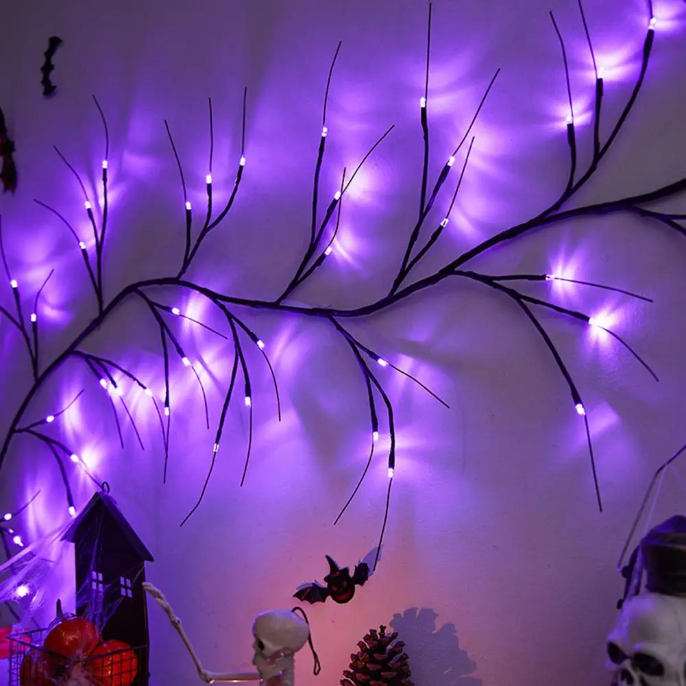 

Branch Led Lamp Battery Operated Waterproof Halloween Willow Vine Twig Led Lamp with Multiple Modes Photography Prop Decorations
