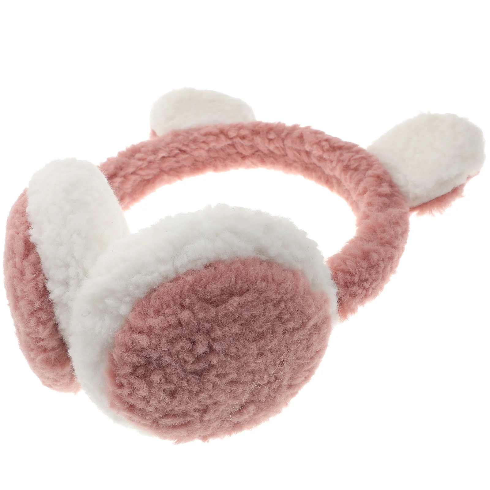 

Black Headband Children's Earmuffs Winter Warmers Clothing Bear Ears Plastic