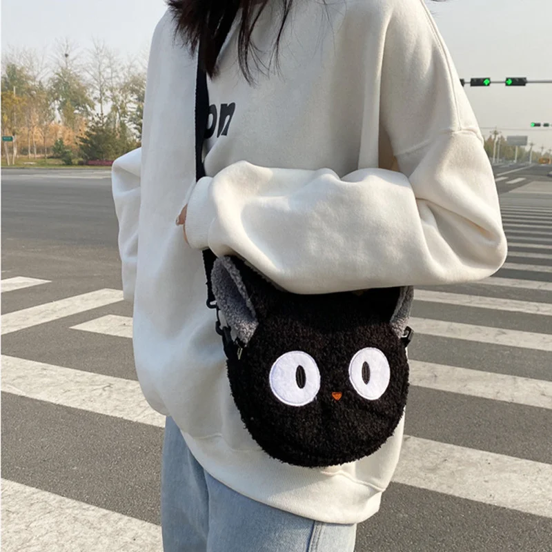 

Japanese Style Kawaii Bag Women Cartoon Plush Shoulder Bag for Women New Crossbody Bag Small Phone&Purse Bag Bolsa Feminina