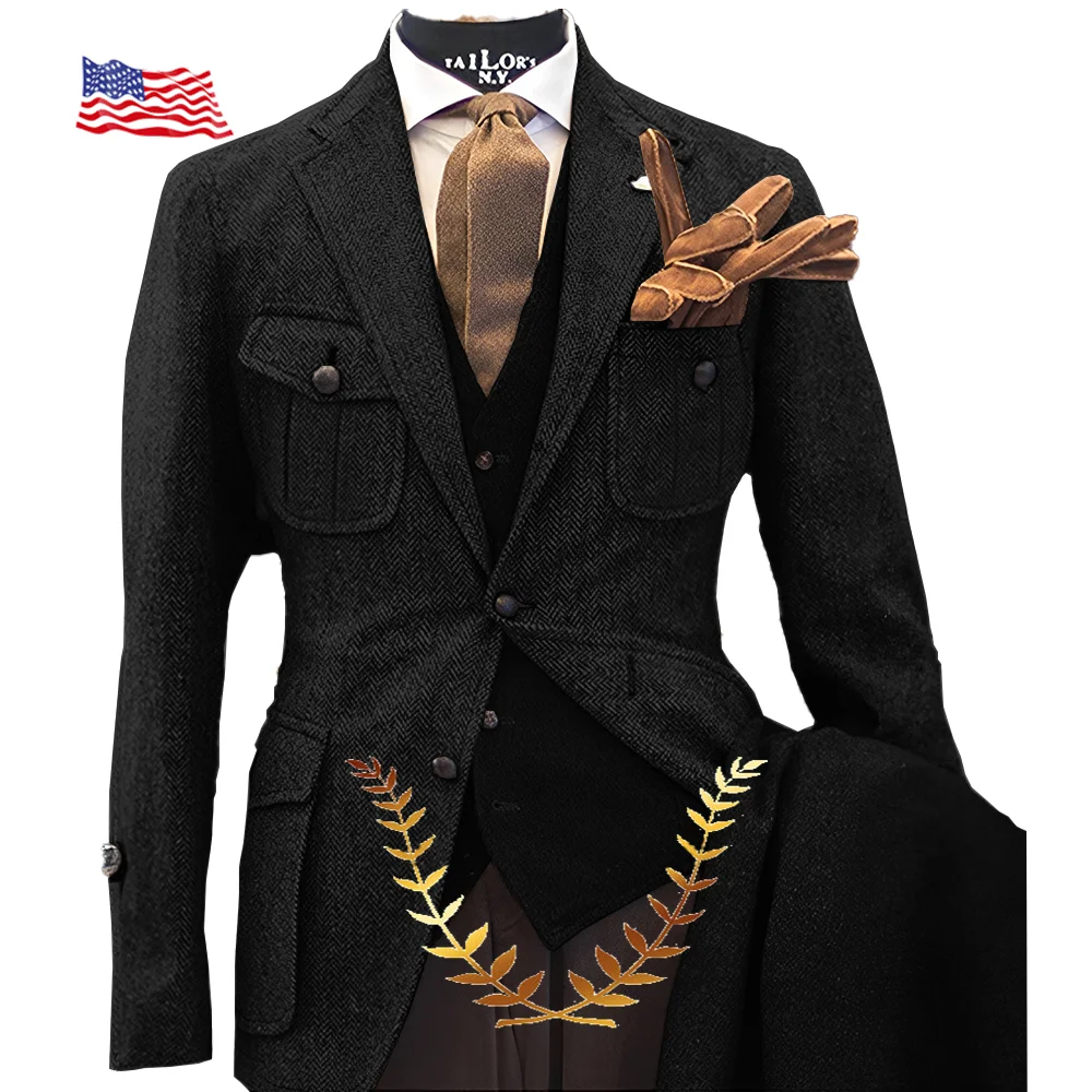 Рисунок 2 - Мужской костюм в елочку