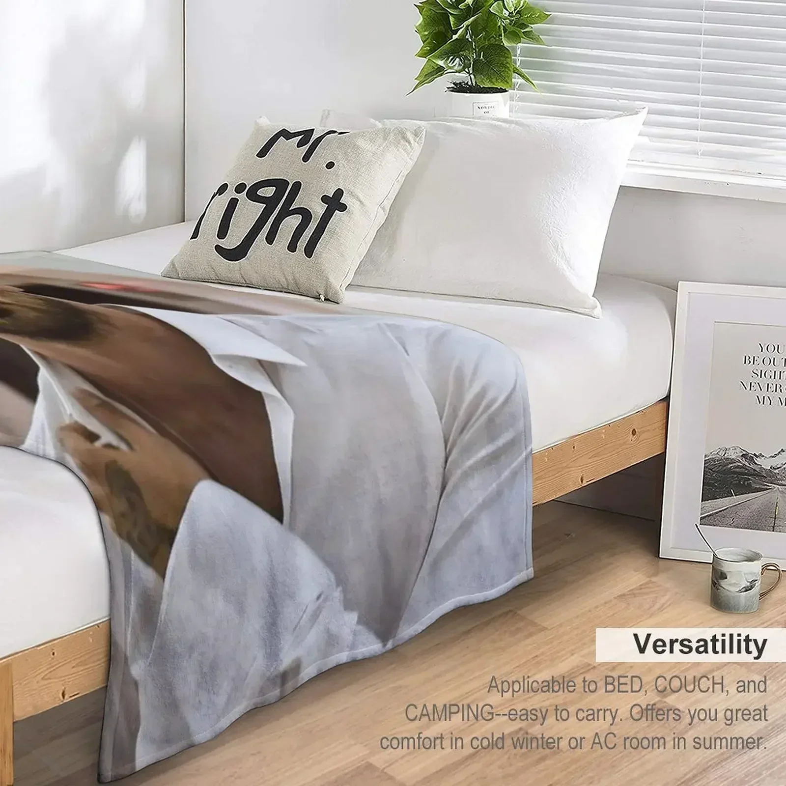 Одеяло michele morrone для декоративного дивана милые летние постельные принадлежности