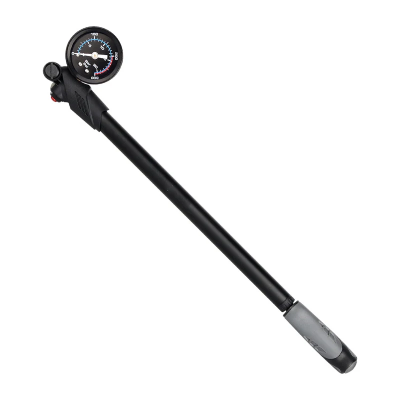 

Велосипедный воздушный насос высокого давления, 300PSI, для горных велосипедов, с клапаном, манометр для передней вилки, задней подвески