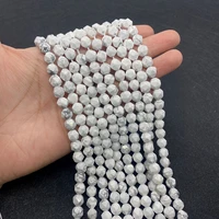 natural stone faceted round beads 6 10mm diy making charm fashion jewelry men and women necklaces bracelets earrings accessories