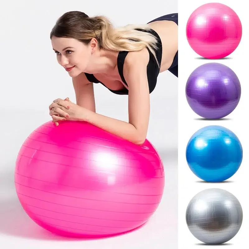 

Йога мяч и фитнес-мяч 65 см, подходит для дома и тренажерного зала, фитнеса, пилатеса