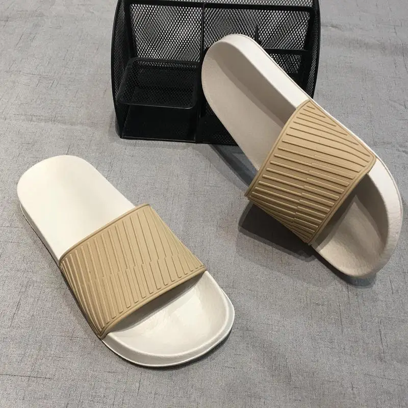 

2023 Home Slippers Summer Indoor Non-slip Piano Home Thick Sole Bath Bathroom Slippers Men's Cool Slippers