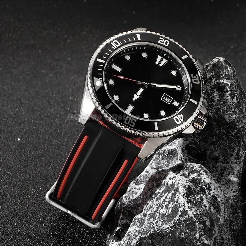 Фото Silicone Strap 20mm 22mm 24mm 26mm Rubber Watch Band for Rolex for Seiko Bracelet Quick Release Waterproof Universal Wristband №3