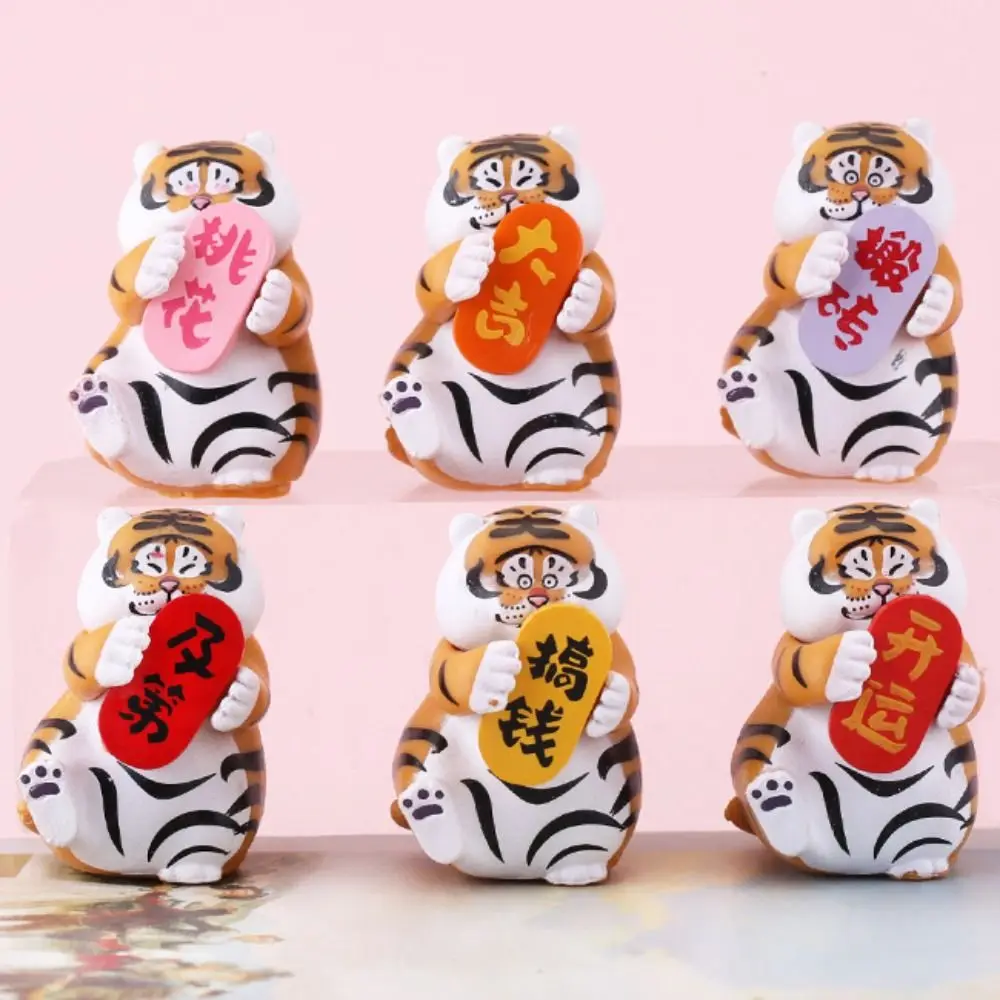 6/9 шт. забавная милая модель тигра ручная работа мини-тигр автомобильное