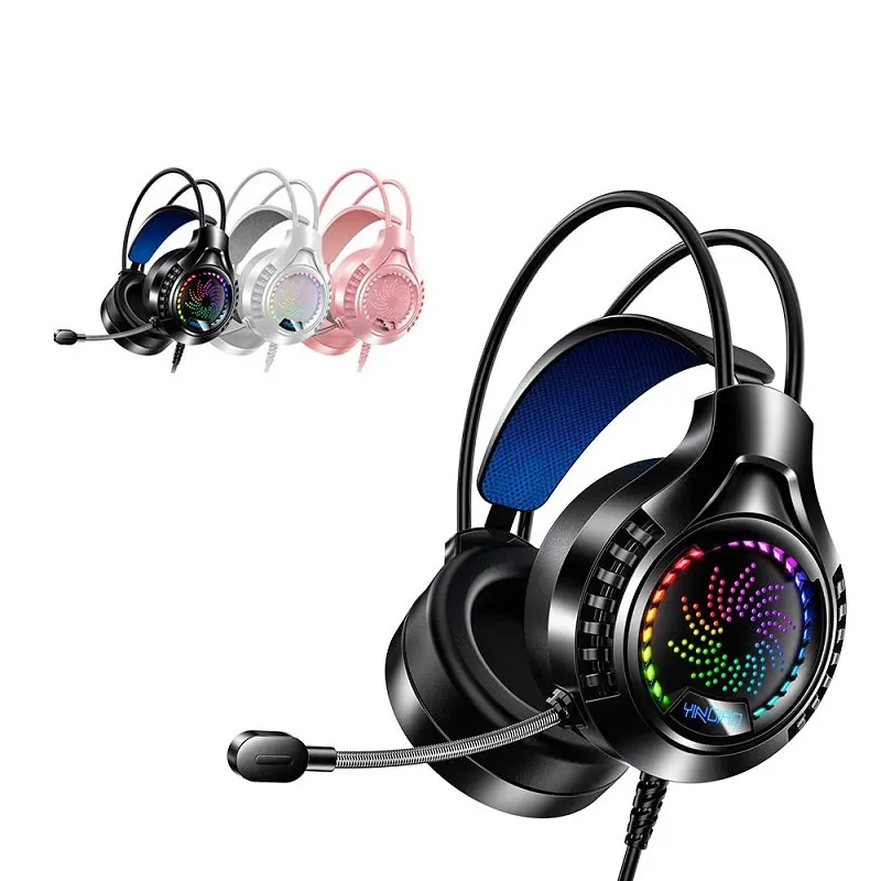 

Игровая гарнитура с микрофоном, проводная, RGB 7,1, USB