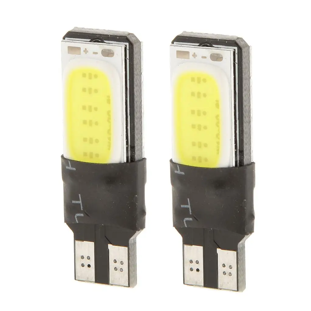 

T10 LED 194 COB Wide Bulb Light Parking Backup Fog Brake Lamp Pack of 2