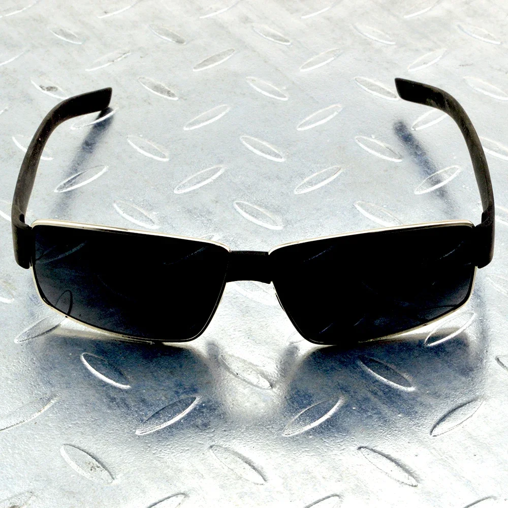 Спортивные удобные прямоугольные черные модные поляризационные солнцезащитные